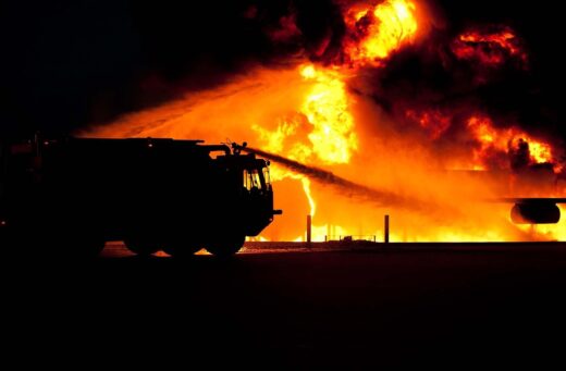 fire, fire fighters, fire department, extinguish, danger, dangerous, fight, fighting, outside, outdoor, flames, flame, truck, silhouette, black fire, black truck, fire, fire, fire, fire, fire